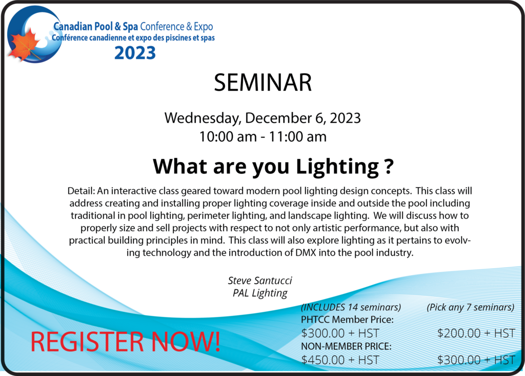Seminar- What are you Lighting? details