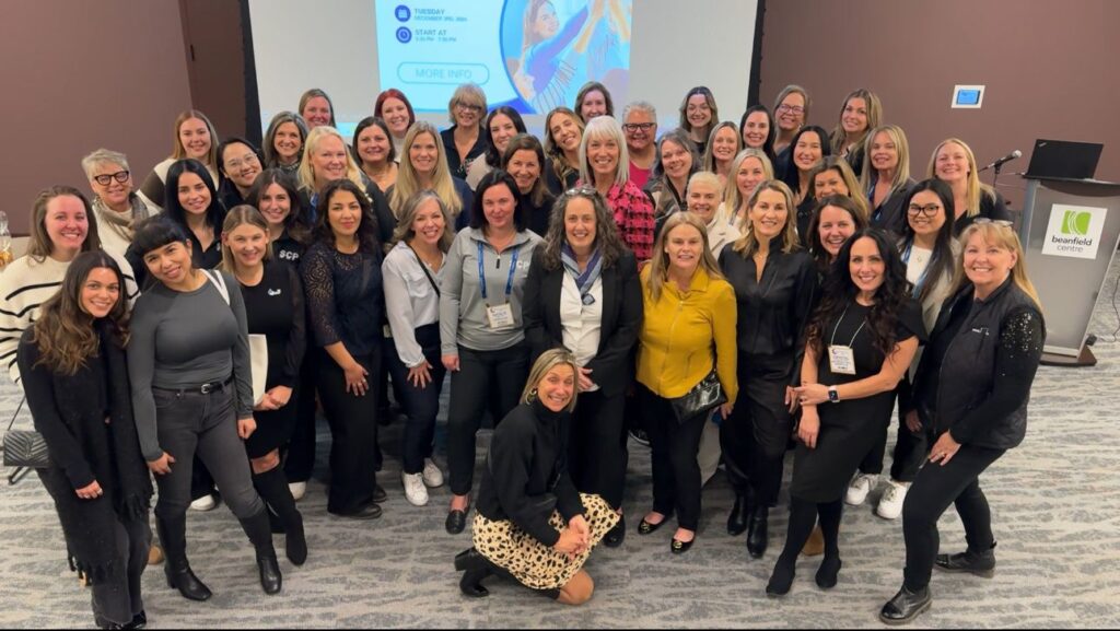 WOmen in Swim Group Shot